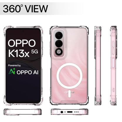Pikkme transparent mag-safe MagSafe mobile back cover for Oppo K13x 5G/Realme C71/C75 5G/P3x 5G – photo 7