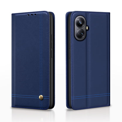 Blue Magnetic mobile flip cover for Realme 10 Pro Plus 5G – Pikkme