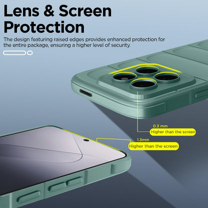 Pikkme Xiaomi 14 Pro 5G ZigZag Back Cover (Green)