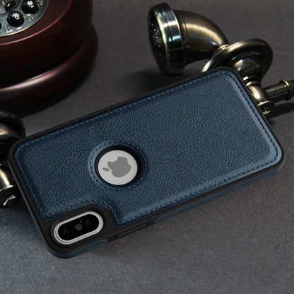 Pikkme iPhone Xs Max Flexible Pu Leather Back Cover | Blue