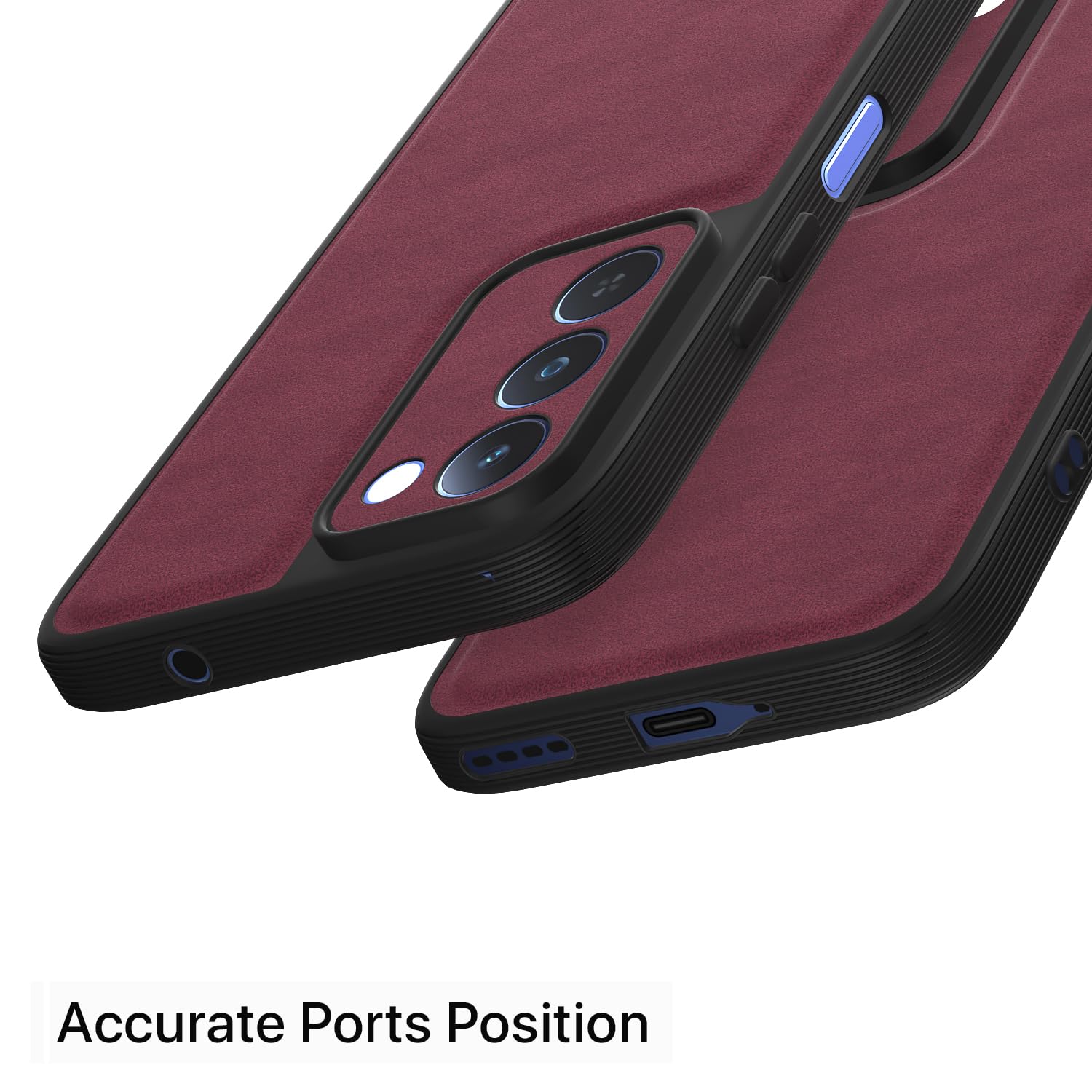 Purple Leather mobile back cover for Realme P4 Lite 5G – Pikkme – photo 4