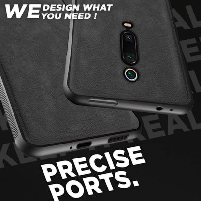 Pikkme grey Leather mobile back cover for Redmi K20/K20 Pro – photo 3