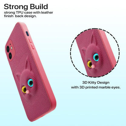 Pikkme pink Cat back cover for iPhone 12 – photo 3