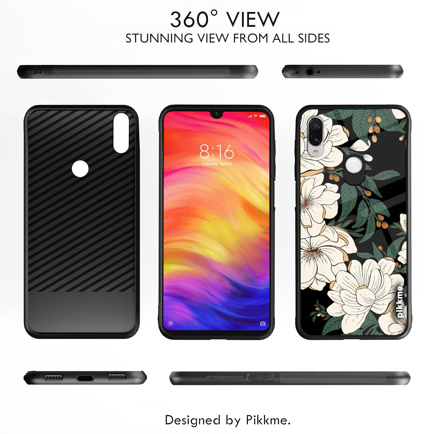 Flower Phone cover for Redmi Note 7/Note 7 Pro/Note 7s – Pikkme – photo 2