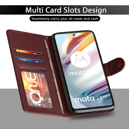 Brown Wallet flip case for Moto G60/G40 Fusion – Pikkme – photo 5