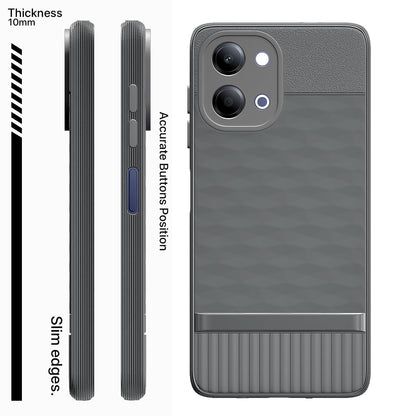 Pikkme Vivo Y11/T5 Lite 5G Silicone grey phone cover – photo 3