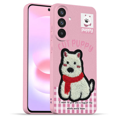 Pink Plush Patch phone cover for Samsung A37 5G – Pikkme