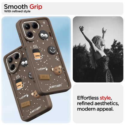 Pikkme brown mobile back cover for Tecno Pova 7 5G/3D – photo 2
