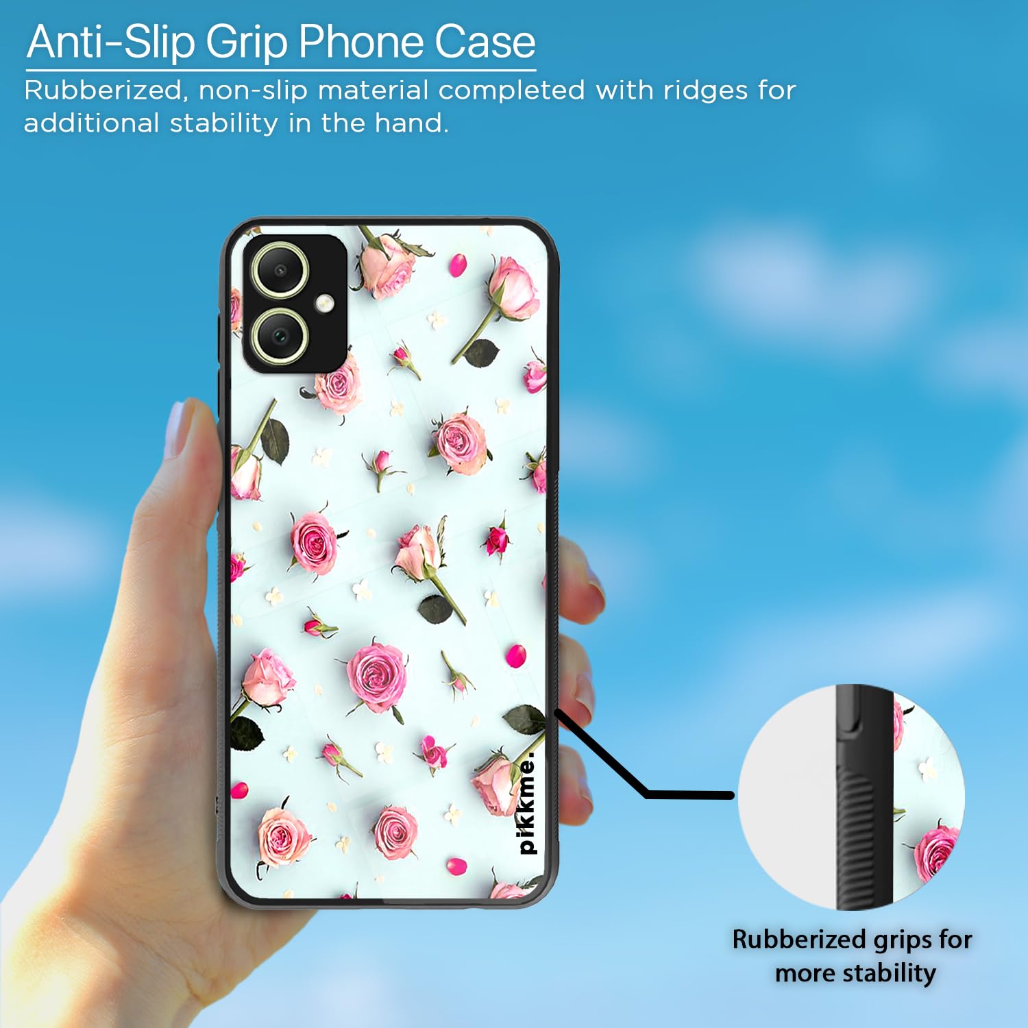 Samsung A05/M05/F05 Flower mobile back cover by Pikkme – photo 5
