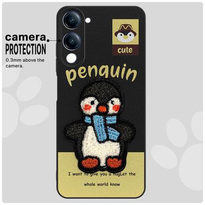 iQOO Z10 Lite/Vivo T4 Lite 5G Plush Patch back cover in black by Pikkme – photo 6