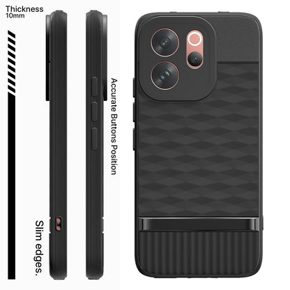 Black Silicone back cover for Vivo V70 5G – Pikkme – photo 3