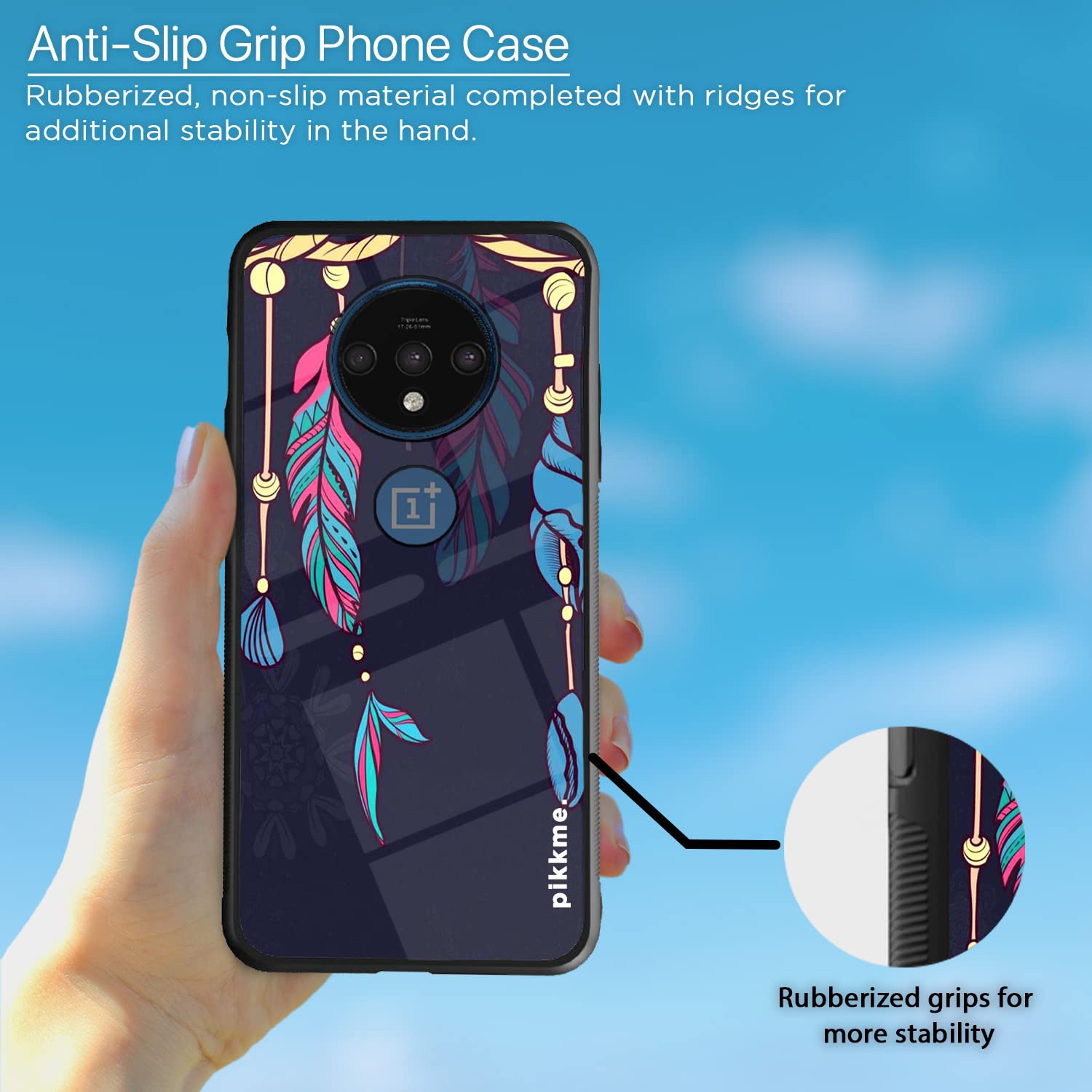 OnePlus 7T Flower phone cover by Pikkme – photo 5