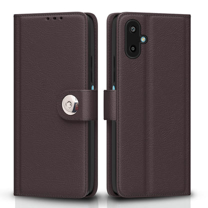 Coffee Button wallet flip cover for Samsung F06/M06 5G – Pikkme