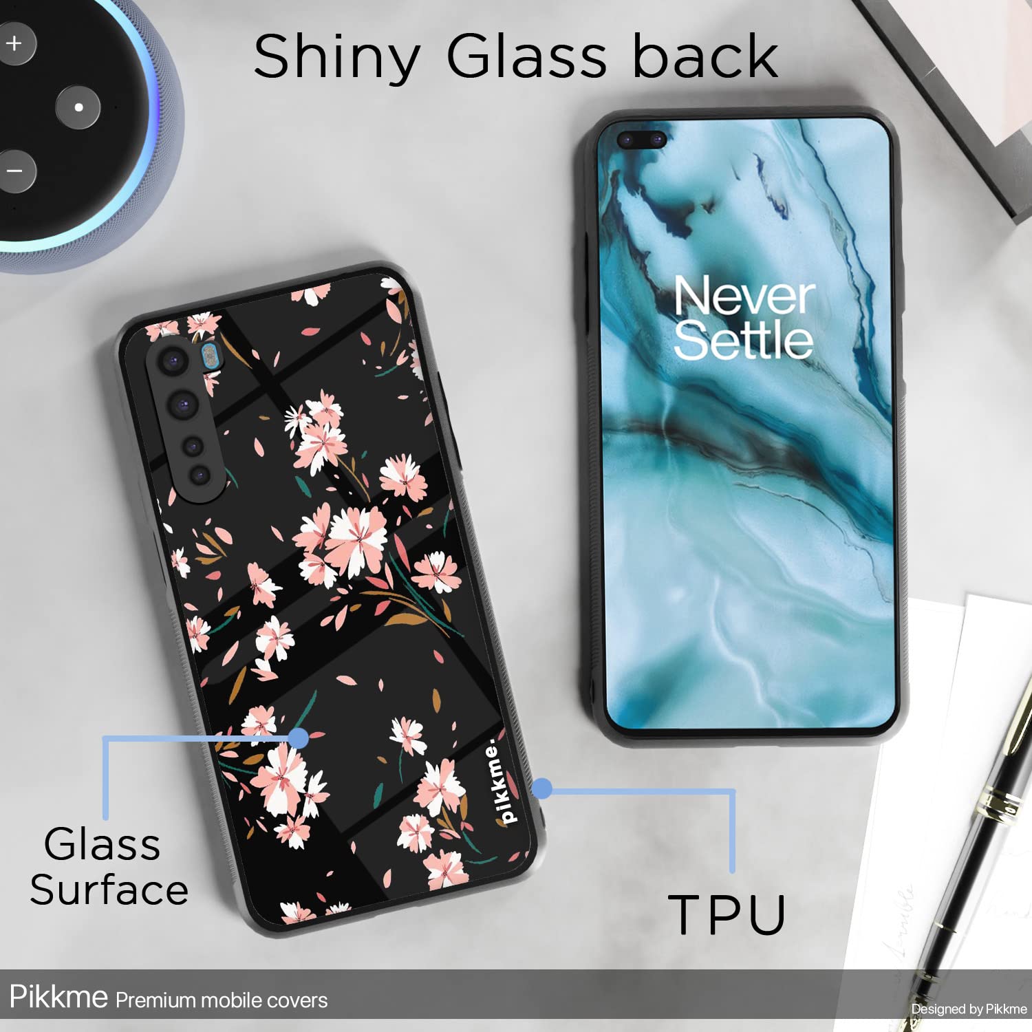 Pikkme Flower mobile back cover for OnePlus Nord – photo 3