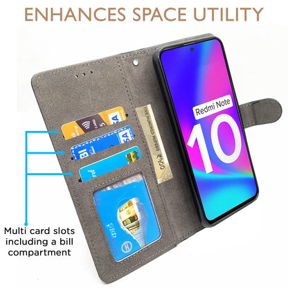 Pikkme Redmi Note 10/Note 10s black wallet flip cover – photo 2