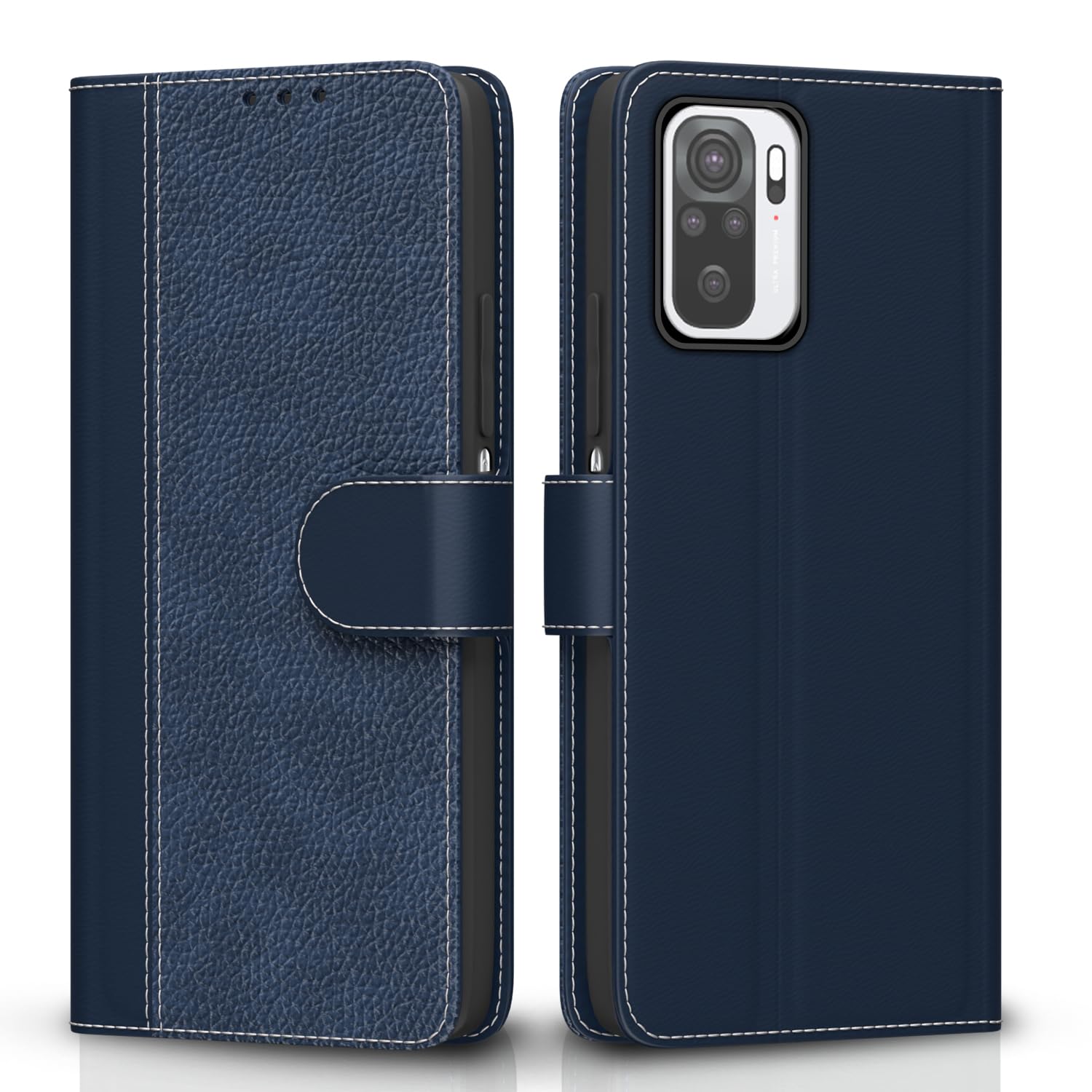 Blue Wallet flip case for Redmi Note 10/10s/11 SE – Pikkme