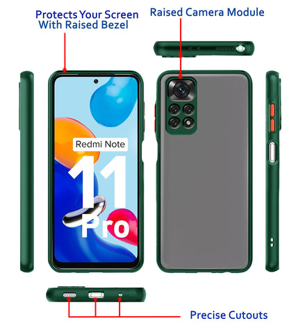 Redmi Note 11 Pro/Pro Plus 5G back cover in green by Pikkme – photo 3