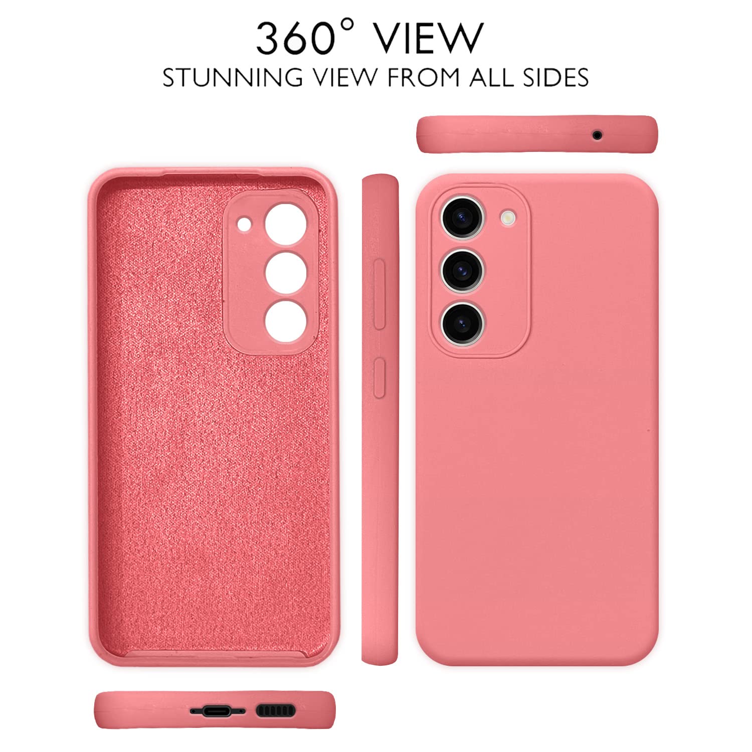 Pikkme pink Soft Silicone mobile back cover for Samsung S23 Plus 5G – photo 2
