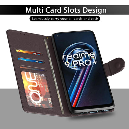 Realme 9 Pro Plus 5G Wallet wallet flip cover in coffee by Pikkme – photo 5