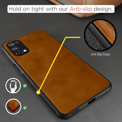 Realme X7 5G mobile cover in brown by Pikkme – photo 2