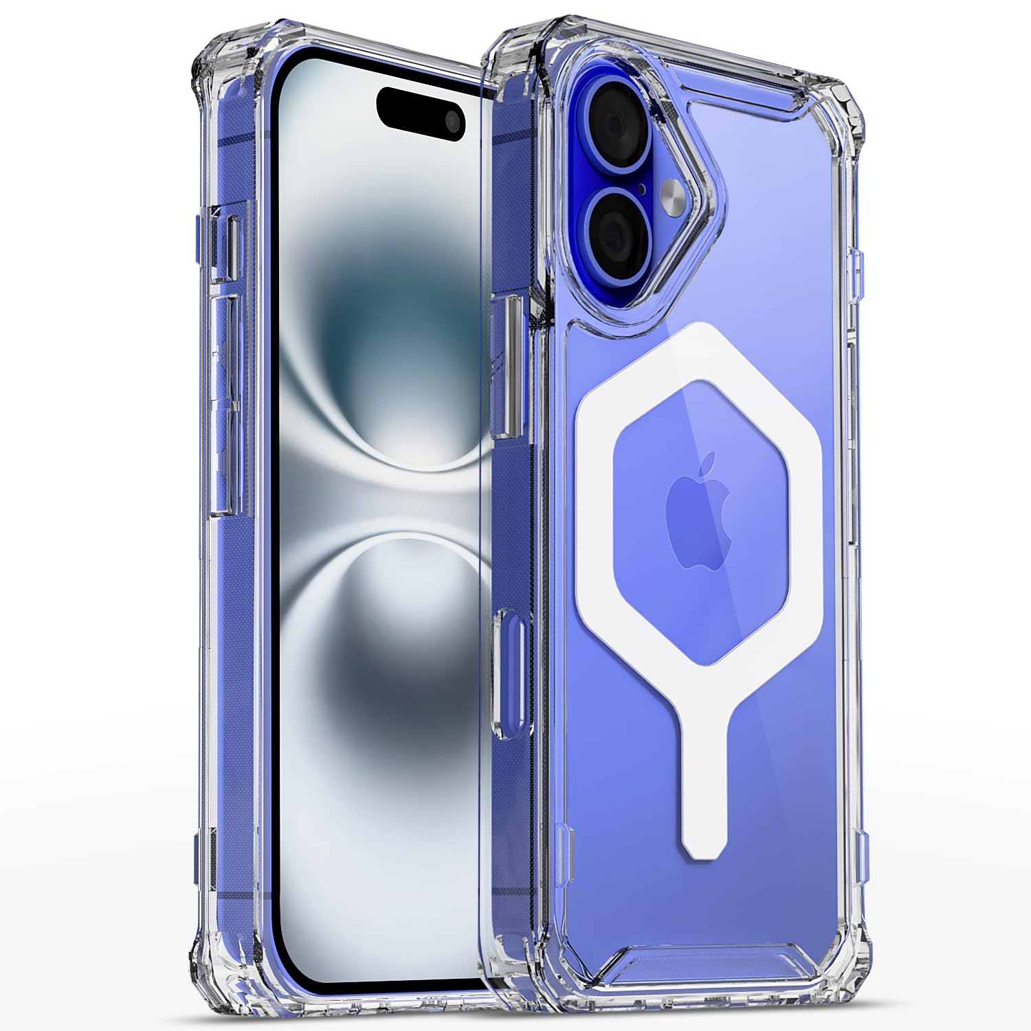 iPhone 16 mobile cover in transparent mag-safe by Pikkme