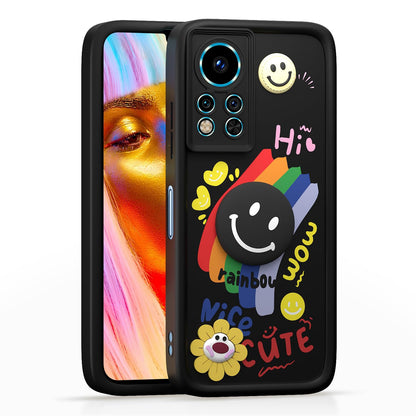 Black back cover for Infinix Note 12i – Pikkme