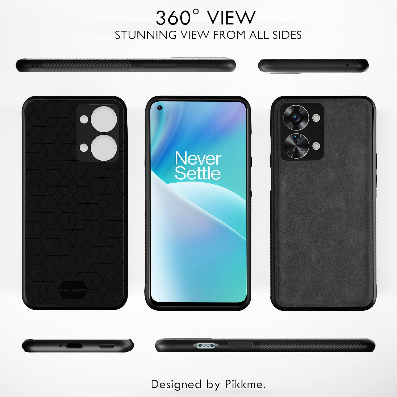 OnePlus Nord 2T 5G back cover in grey by Pikkme – photo 3
