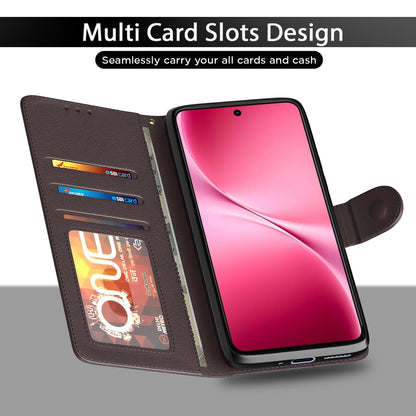 Pikkme Vivo V60 Lite 5G Wallet coffee flip cover – photo 5