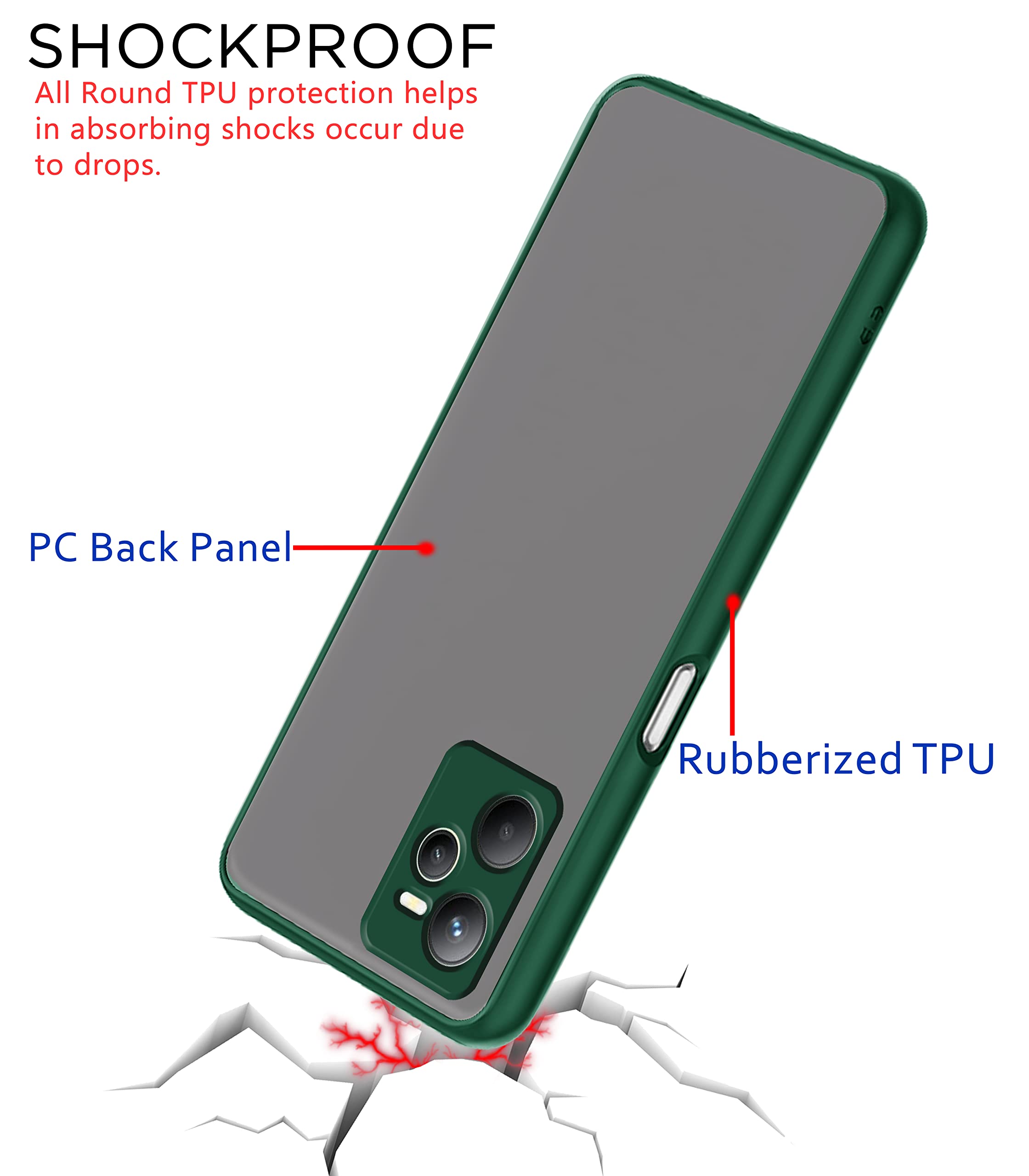 Pikkme green mobile cover for Realme C35 – photo 4