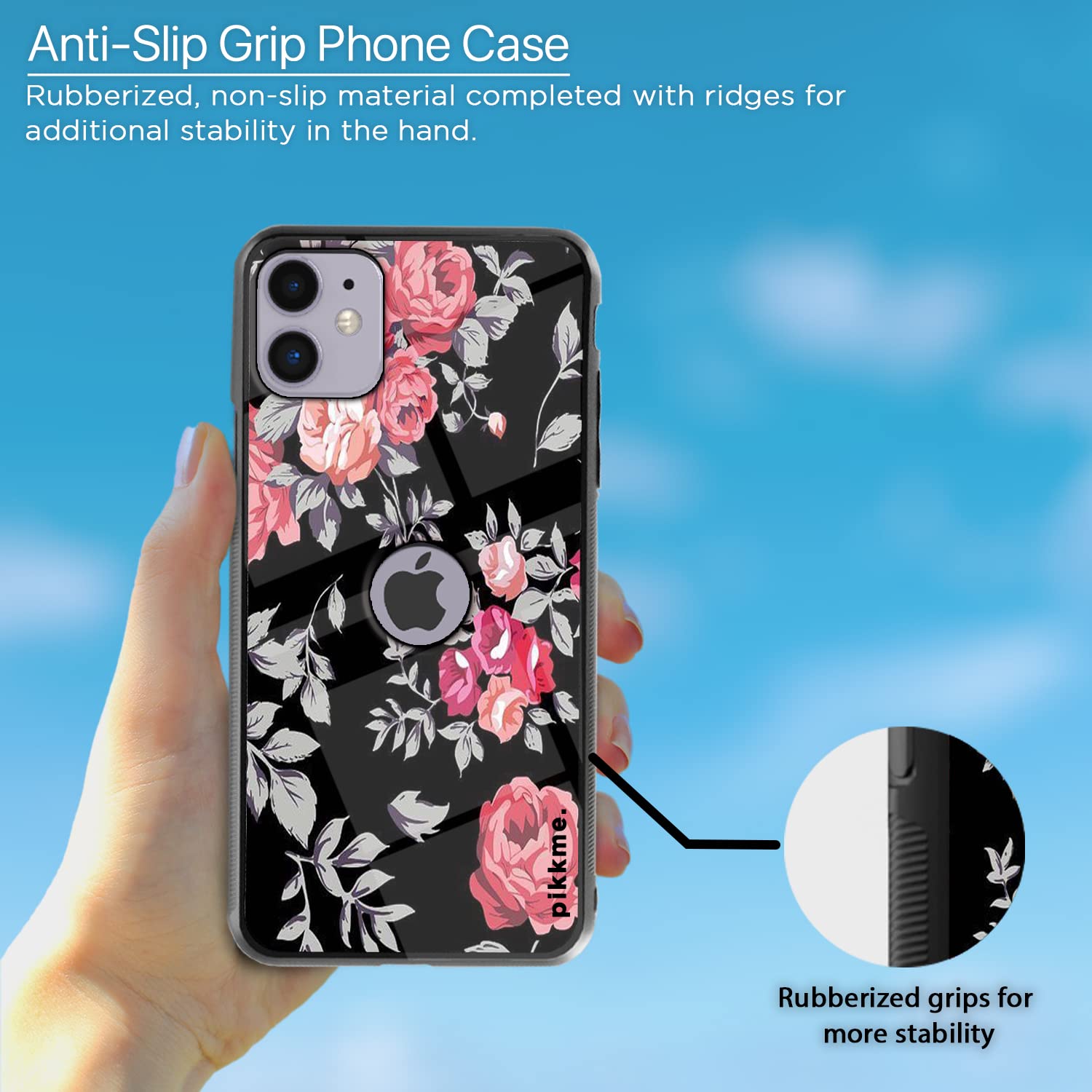 iPhone 12 Mini Flower mobile cover by Pikkme – photo 5
