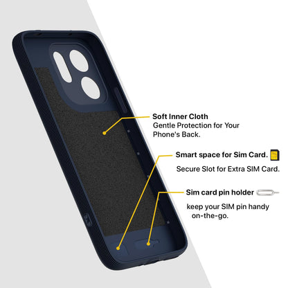 Vivo V70 5G back cover in blue by Pikkme – photo 6