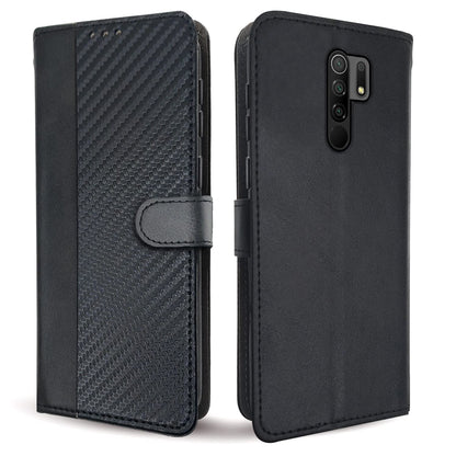 Pikkme Redmi 9 Prime/Poco M2 Wallet black flip case