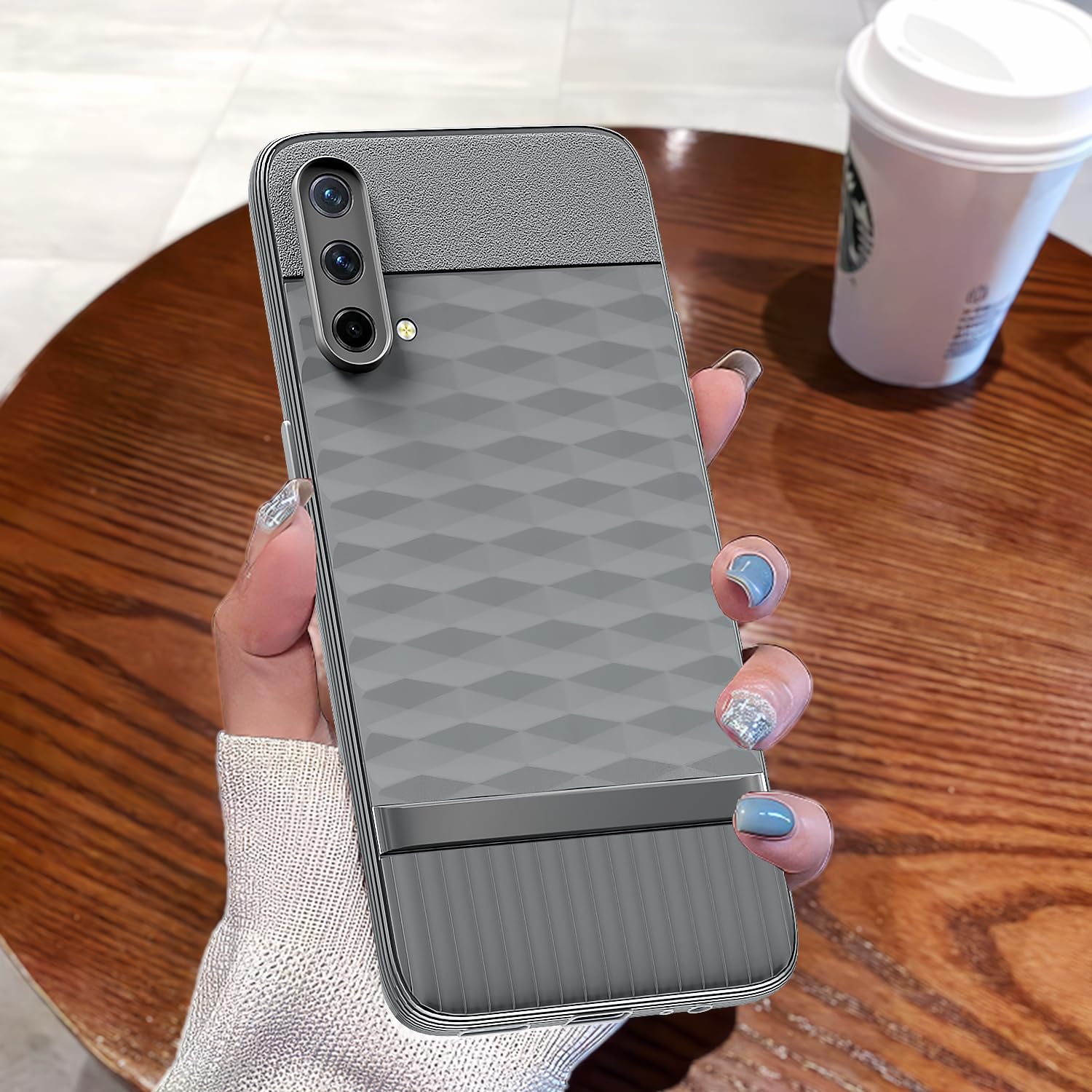 Pikkme grey mobile back cover for OnePlus Nord CE 5G – photo 7