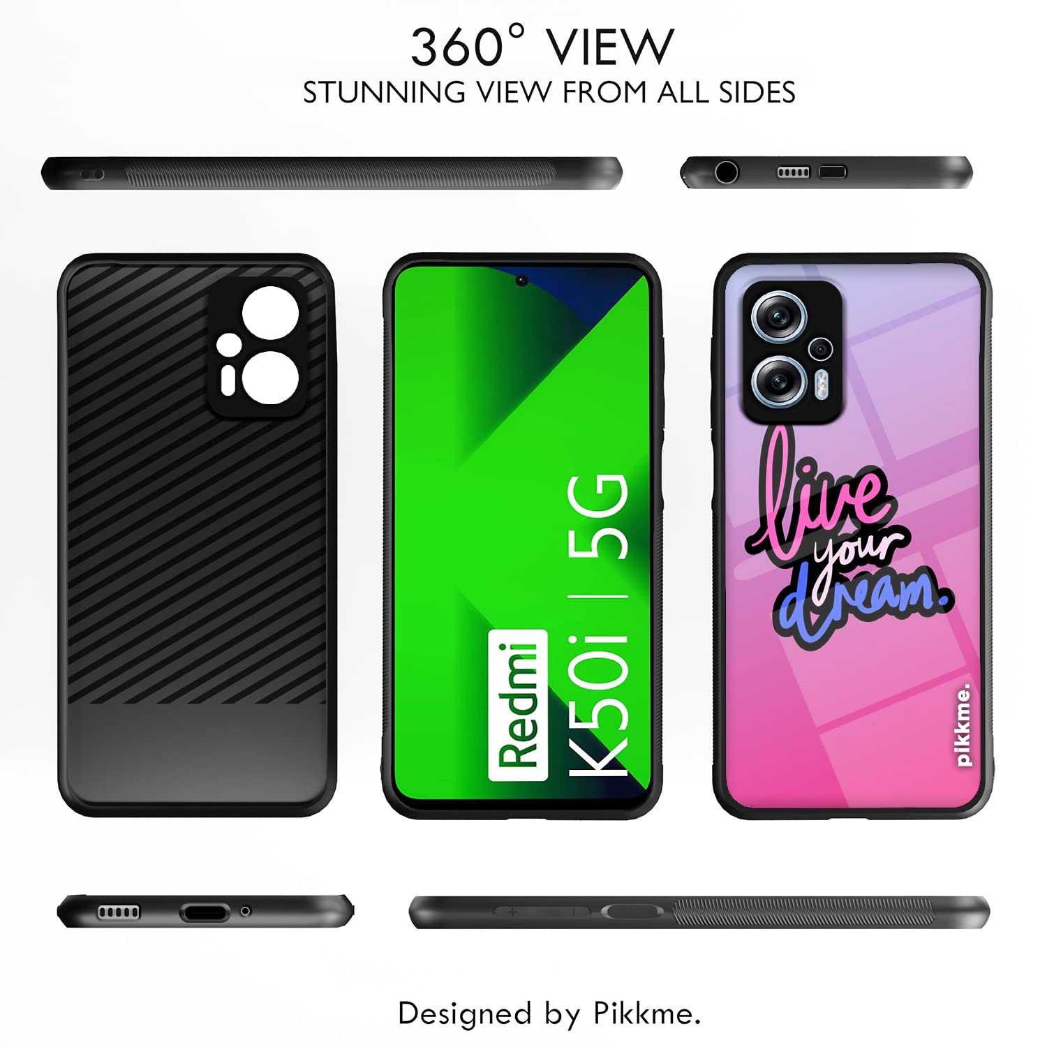 Pikkme Hybrid phone cover for Redmi K50i 5G – photo 2