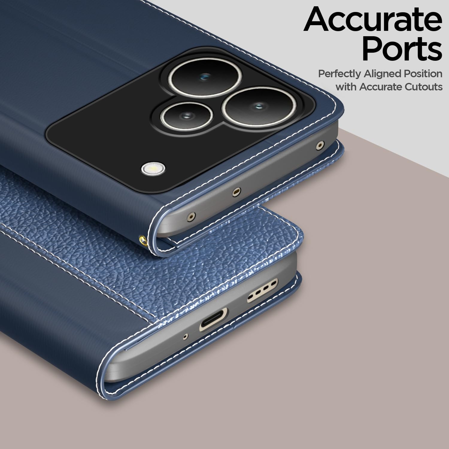 Blue flip cover for Realme P4 Pro 5G – Pikkme – photo 2