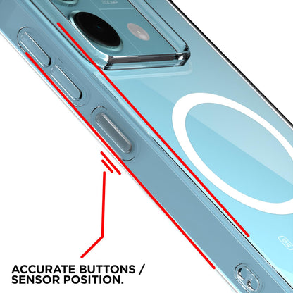 Transparent mag-safe MagSafe phone cover for Redmi Note 13 Pro/Poco X6 5G – Pikkme – photo 6