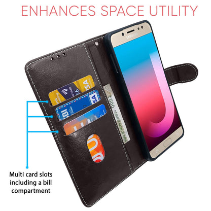 Coffee & brown flip case for Samsung J7 Pro – Pikkme – photo 3