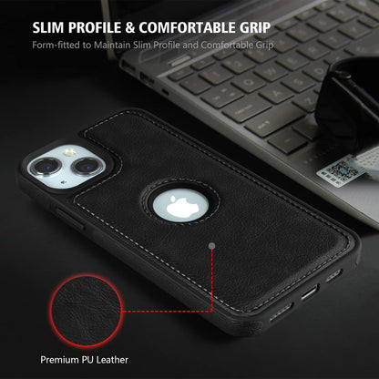Pikkme iPhone 15 Leather black back cover – photo 3