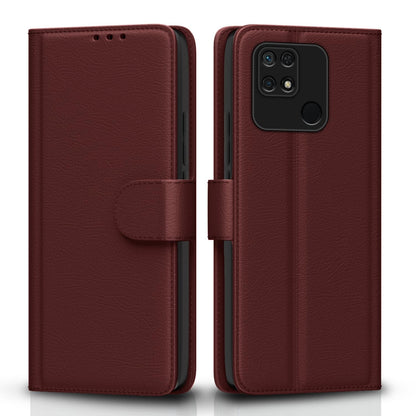 Pikkme brown flip case for Redmi 10/10 Power