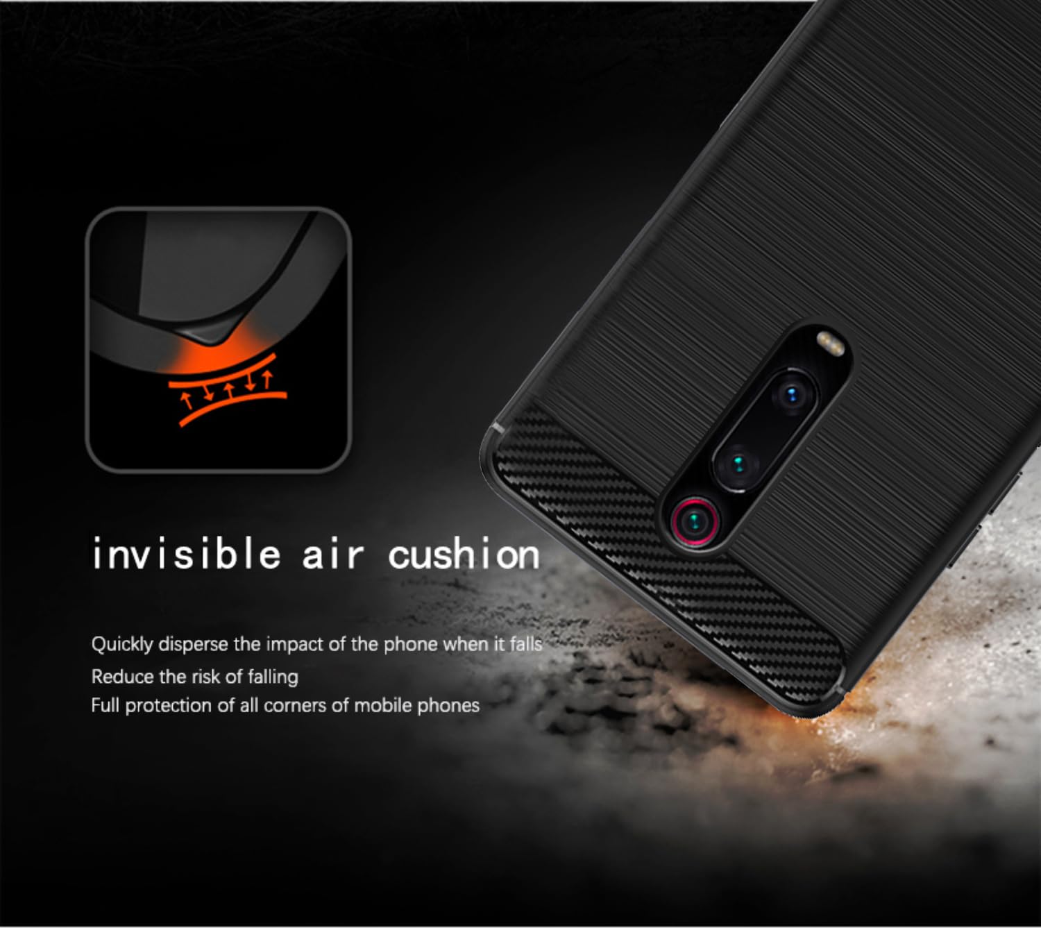 Pikkme Redmi K20/K20 Pro black mobile back cover – photo 4