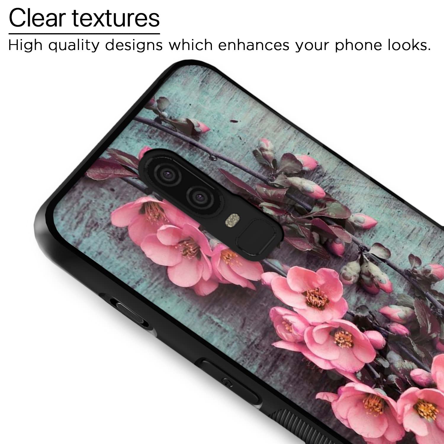 Pikkme Flower mobile back cover for OnePlus 6 – photo 4
