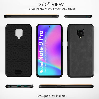 Redmi Note 9 Pro/Note 9 Pro Max/Poco M2 Pro/Note 10 Lite Leather phone cover in grey by Pikkme – photo 3
