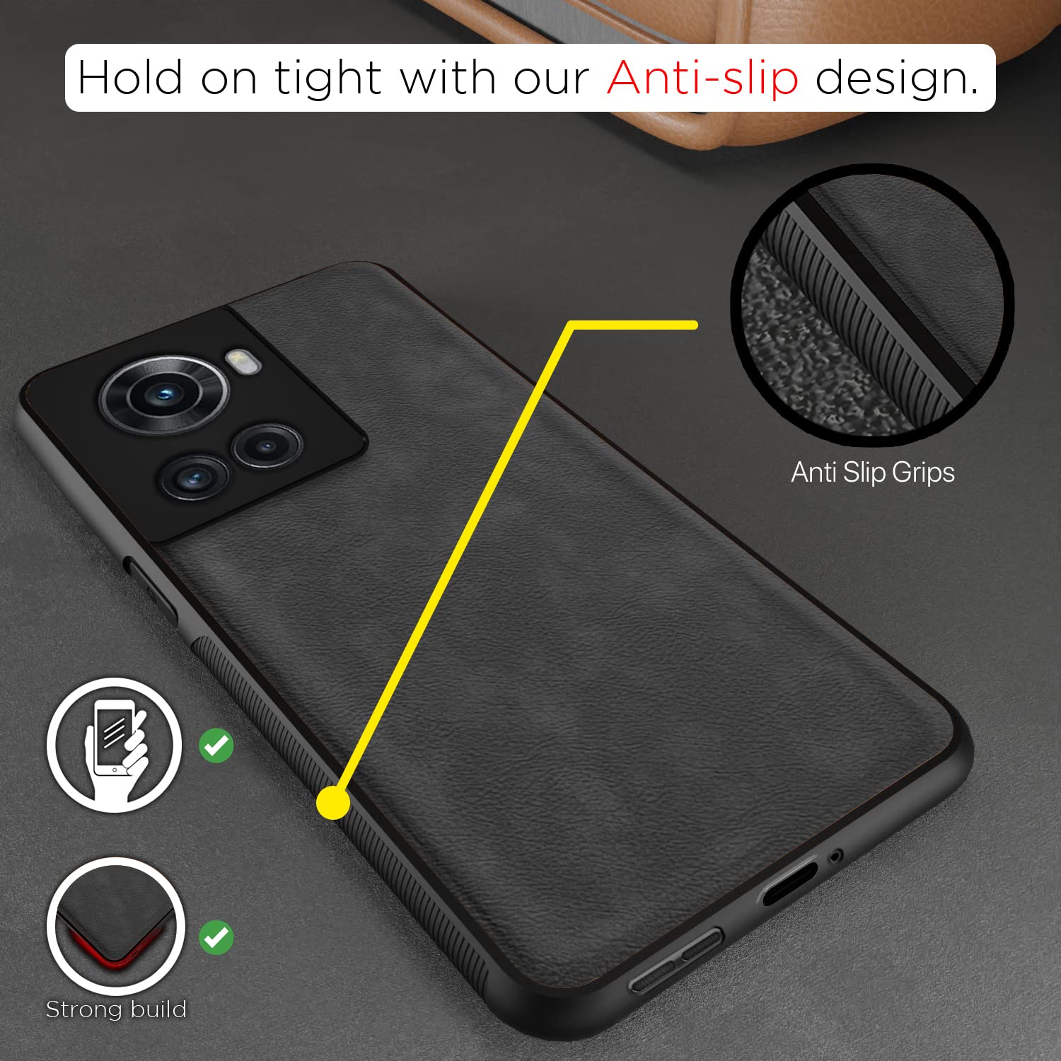 Pikkme grey back cover for OnePlus 10R – photo 2