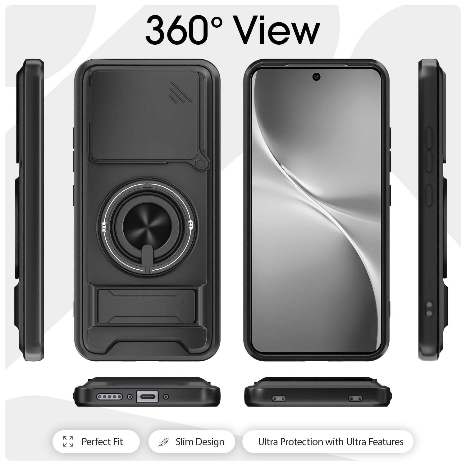Pikkme Vivo V60e/V60 5G black mobile cover – photo 6