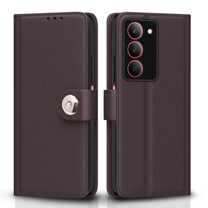 Realme Narzo 80x/P3x/14X 5G Button flip case in coffee by Pikkme