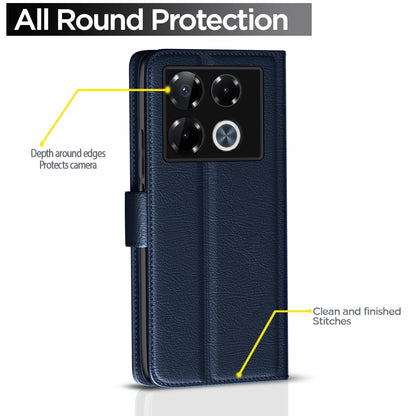 Infinix Note 40 Pro Plus 5G wallet flip cover in blue by Pikkme – photo 4
