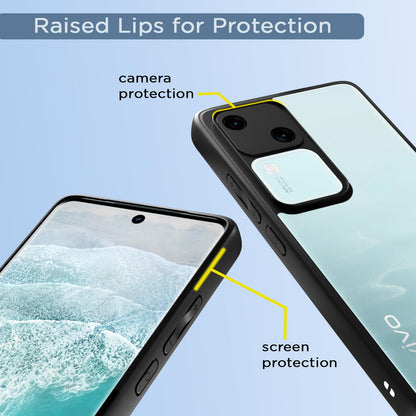 Vivo V30/V30 Pro 5G Hybrid mobile cover in black by Pikkme – photo 4