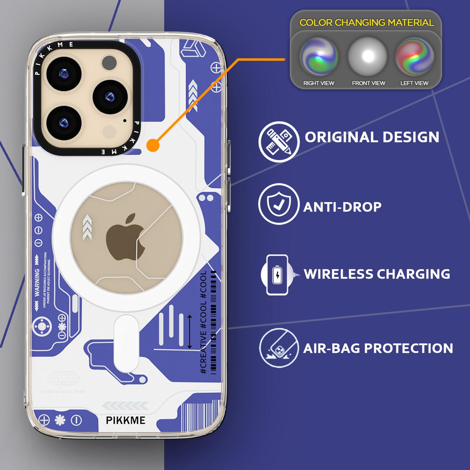 Pikkme blue back cover for iPhone 13 Pro – photo 6