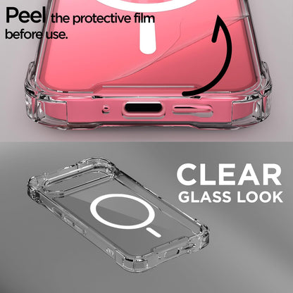 Google Pixel 9/Pixel 10/Pixel 10 Pro 5G MagSafe mobile back cover in transparent mag-safe by Pikkme – photo 3