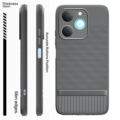 Realme P4 Lite 4G back cover in grey by Pikkme – photo 3